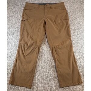 Eddie Bauer Cargo Pants‎ Men 40x32* Brown Guide Hiking Outdoor Stretch